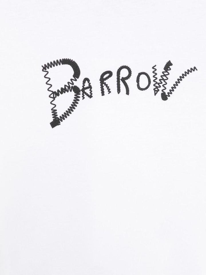 T-shirt bianca per bambina S5BKJGTH149 002 Barrow Kids 