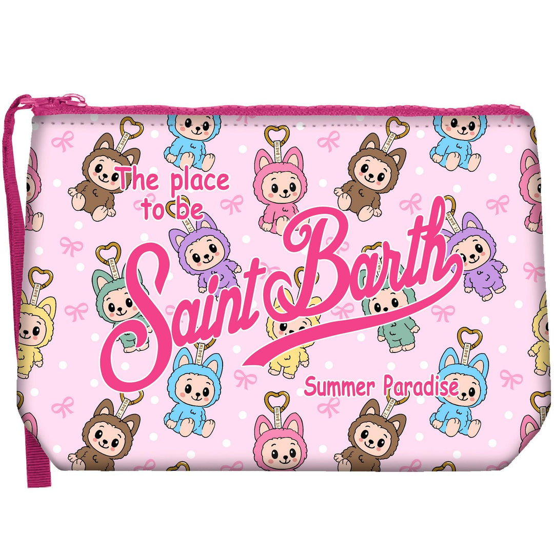 Pochette rosa/multicolor per bambina ALIN001 00756L MC2 Saint Barth Kids 
