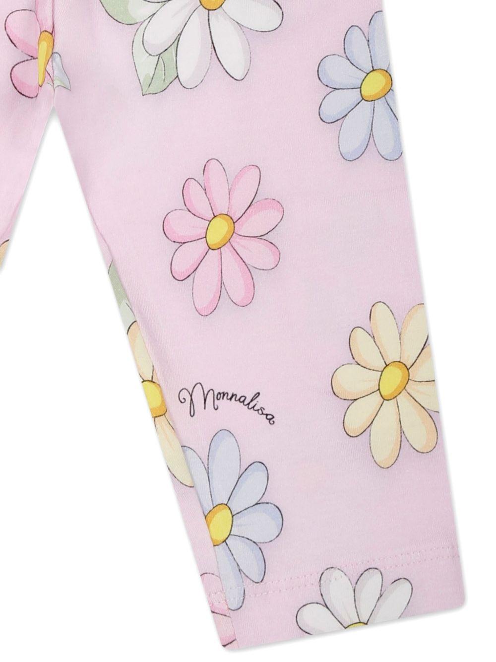 Leggings rosa chiaro per neonata