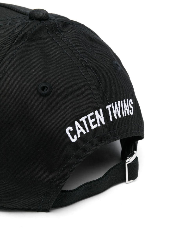 Cappello nero per bambino DQ1729D00YT DQ900 Dsquared2 Kids 