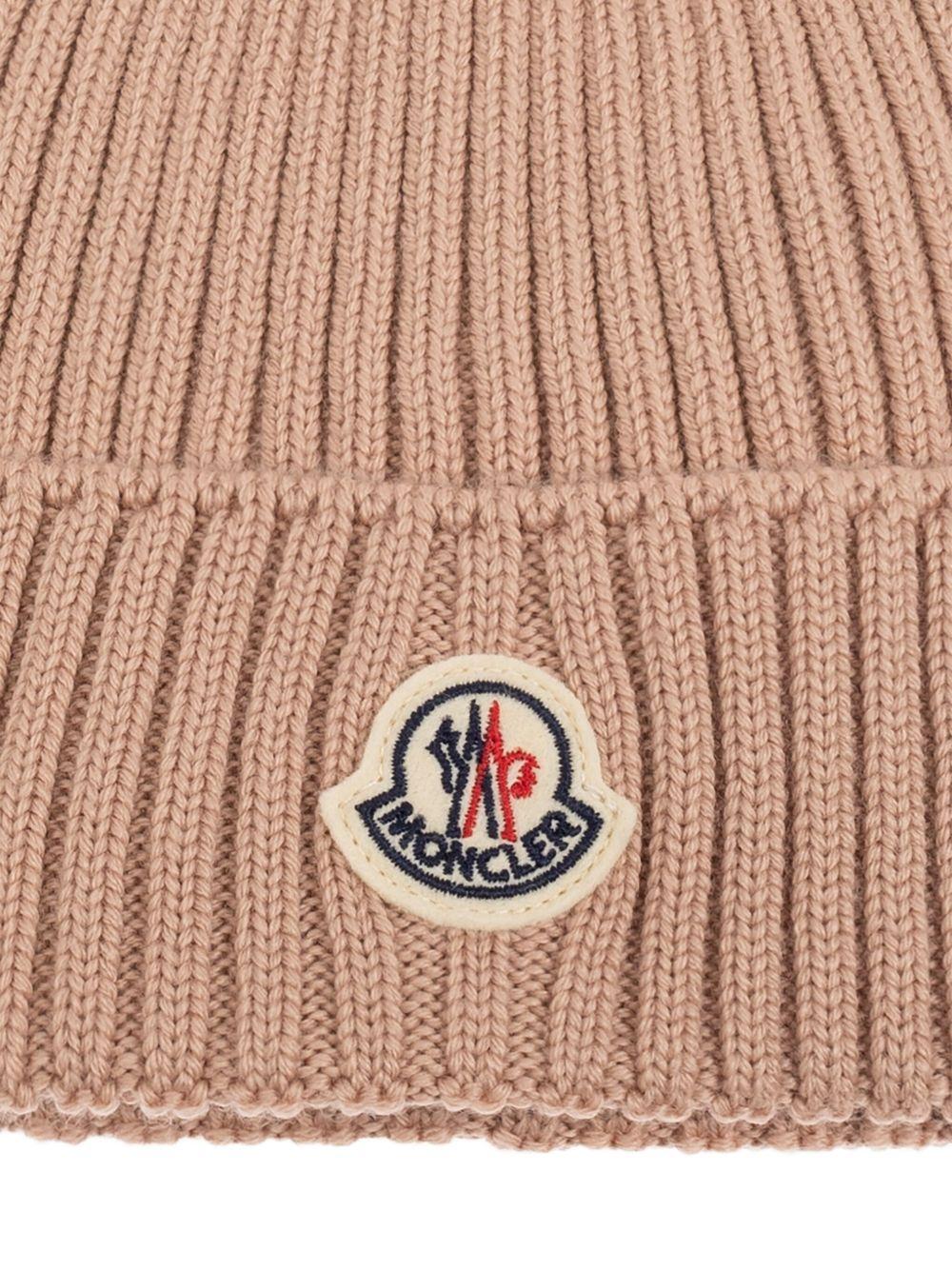 Cappello beige per bambino 9543B00012M1131 513 Moncler Kids 