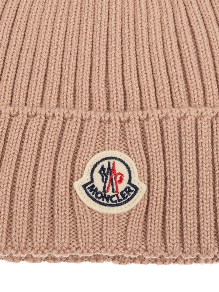 Cappello beige per bambino 9543B00012M1131 513 Moncler Kids 