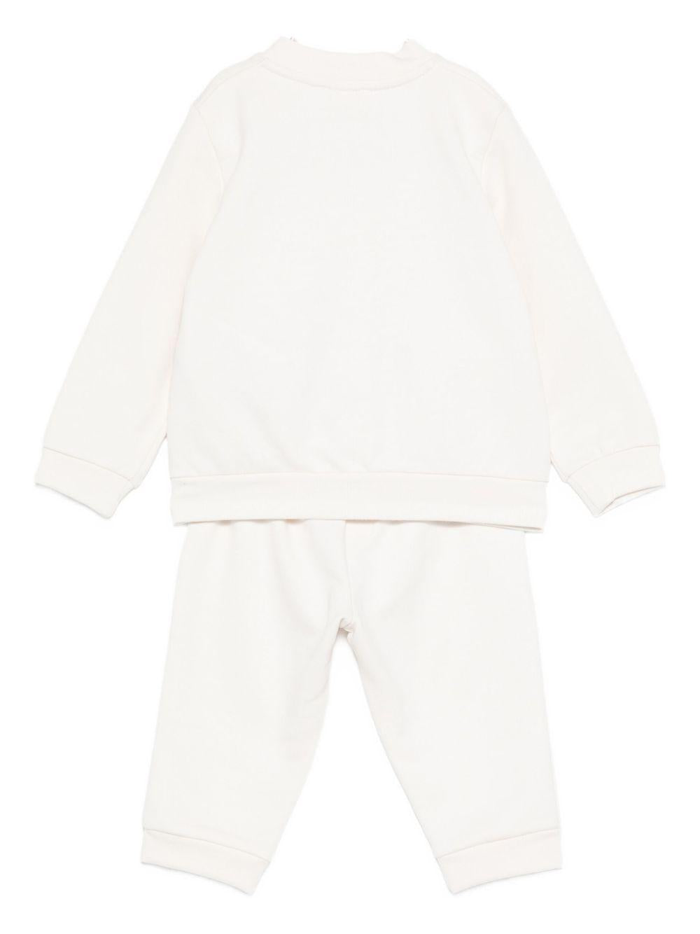 Completo bianco per neonata ENCD1090FF002 D759 Elisabetta Franchi Kids 