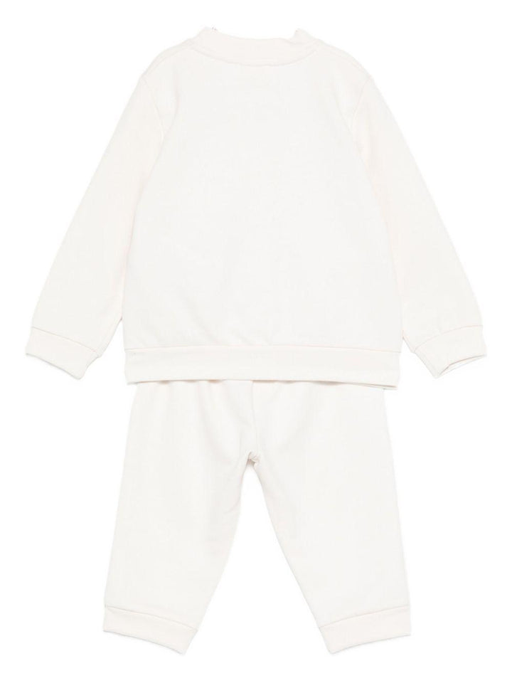 Completo bianco per neonata ENCD1090FF002 D759 Elisabetta Franchi Kids 