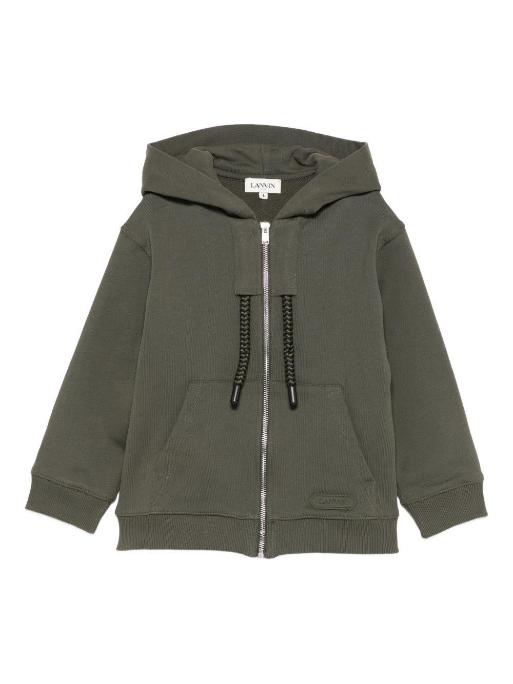Felpa verde per bambino N30314 665 Lanvin Enfant 