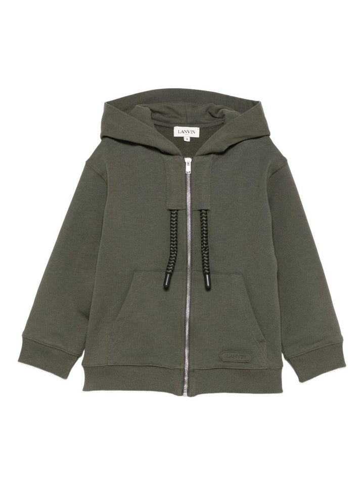 Felpa verde per bambino N30314 665 Lanvin Enfant 