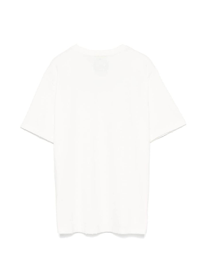 White t-shirt for boys with logo
