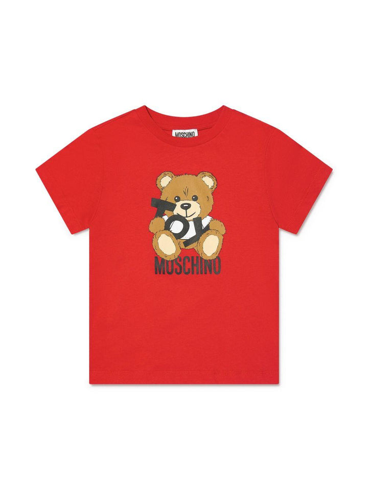 Completo sportivo rosso/grigio per bambino