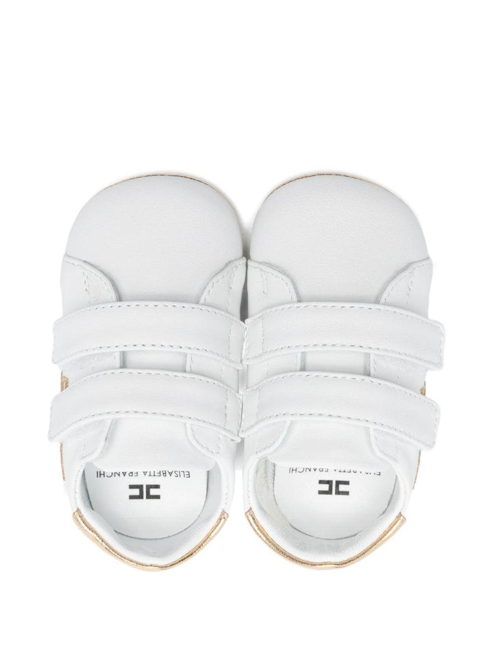 Sneakers bianche per neonata F0A9E04631731 B093 Elisabetta Franchi Kids 