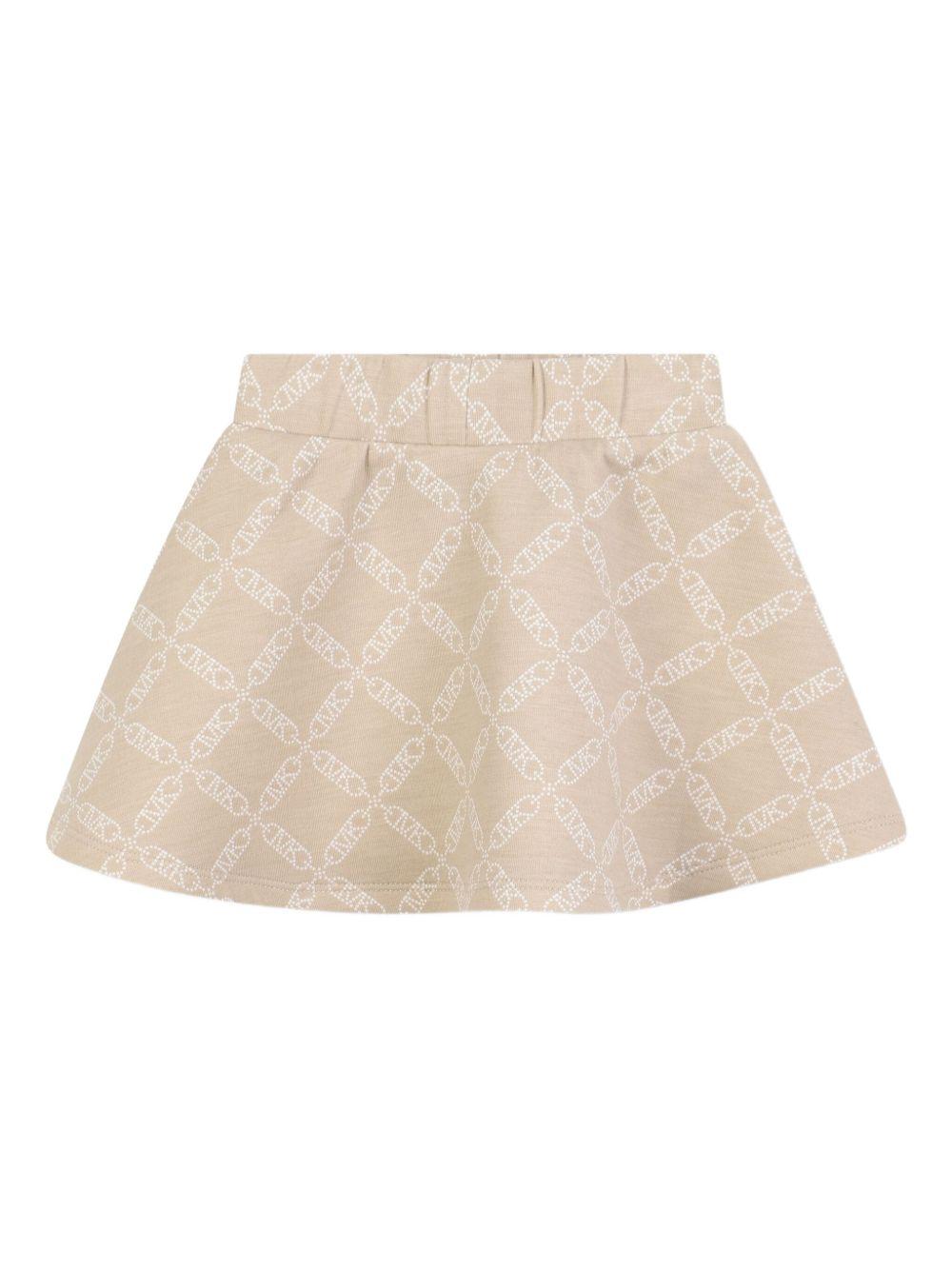 Completo beige/bianco per neonata R30502 23B Michael Kors Kids 