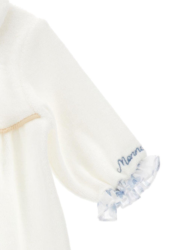 Tutina bianca per neonata 35F2086002 0151 Monnalisa Kids 