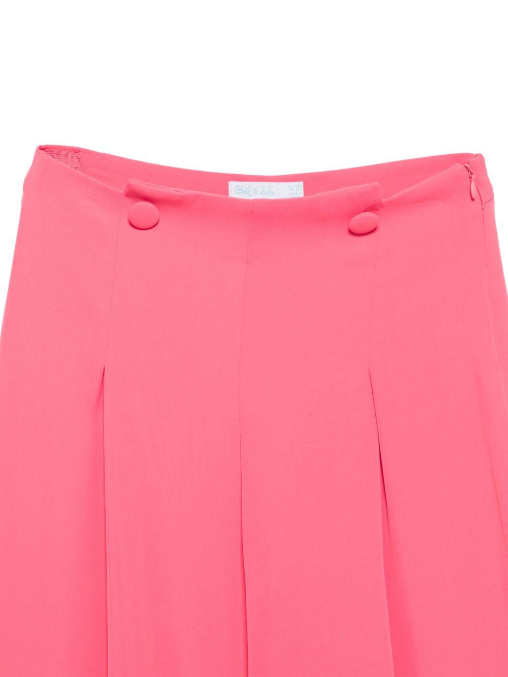 Completo elegante rosa fucsia per bambina