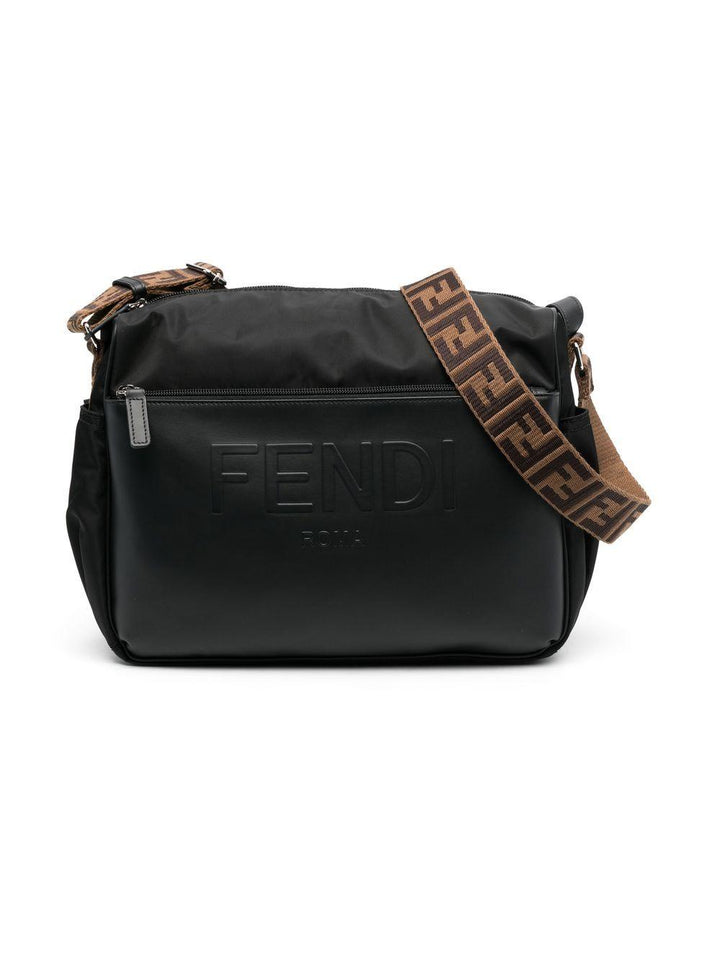 Borsa mamma nera 7VB014AI9U F05U0 Fendi Kids 