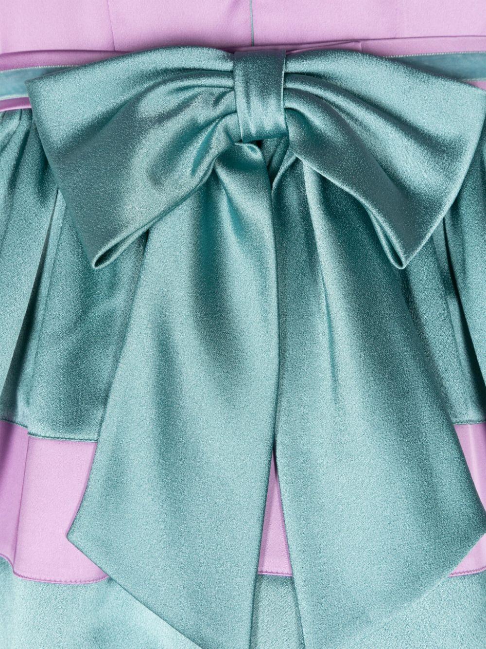 Purple/sea green dress for girls