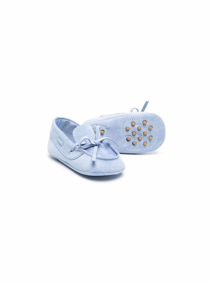 Mocasini celeste per neonato