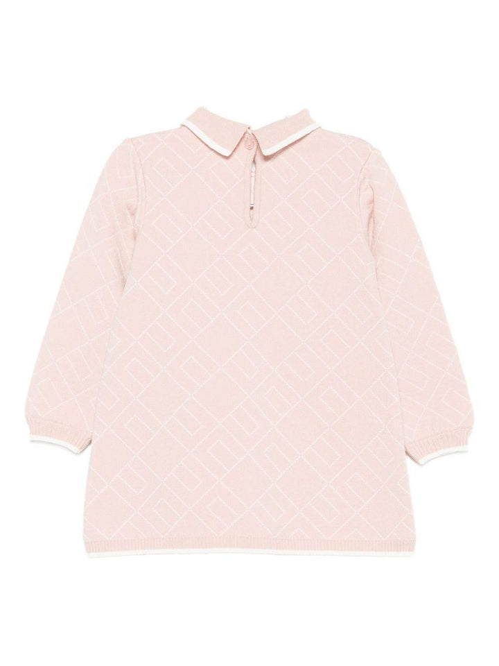Abito rosa chiaro per neonata ENAB067CFL229 D770 Elisabetta Franchi Kids 