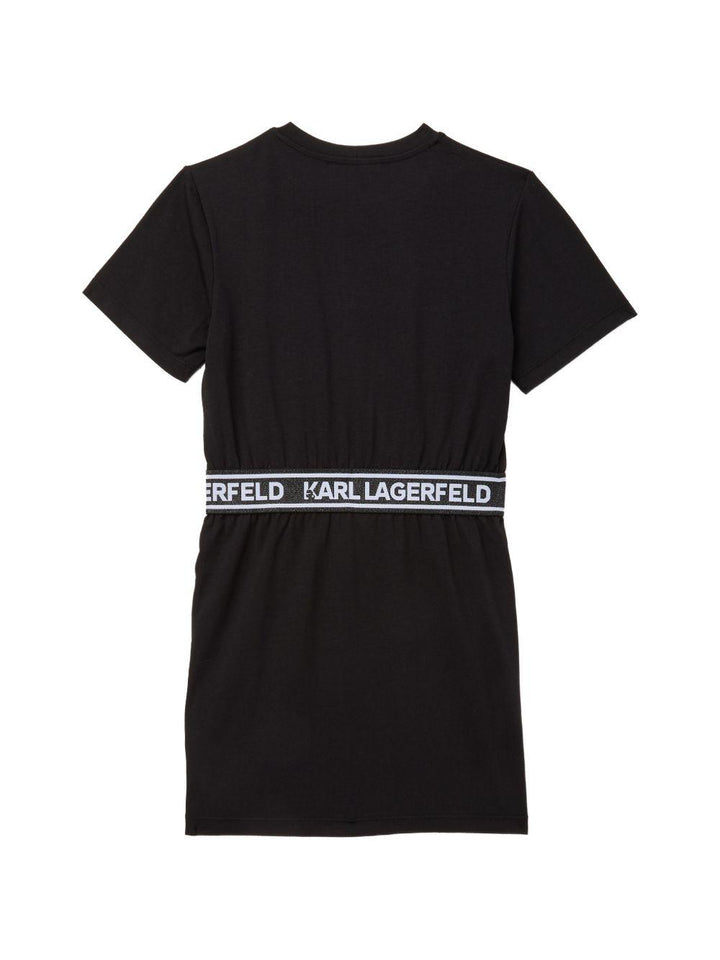 Abito nero per bambina Z31152 09B Karl Lagerfeld Kids 