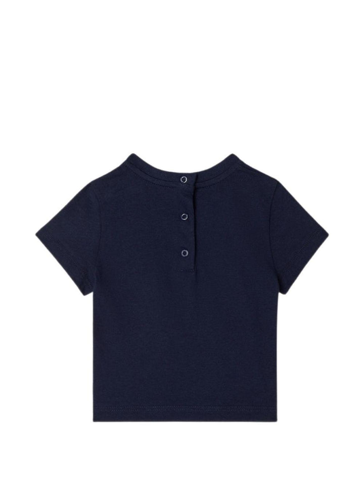 T-shirt blu per neonato BMI2837AJ F1I11 Fendi Kids 