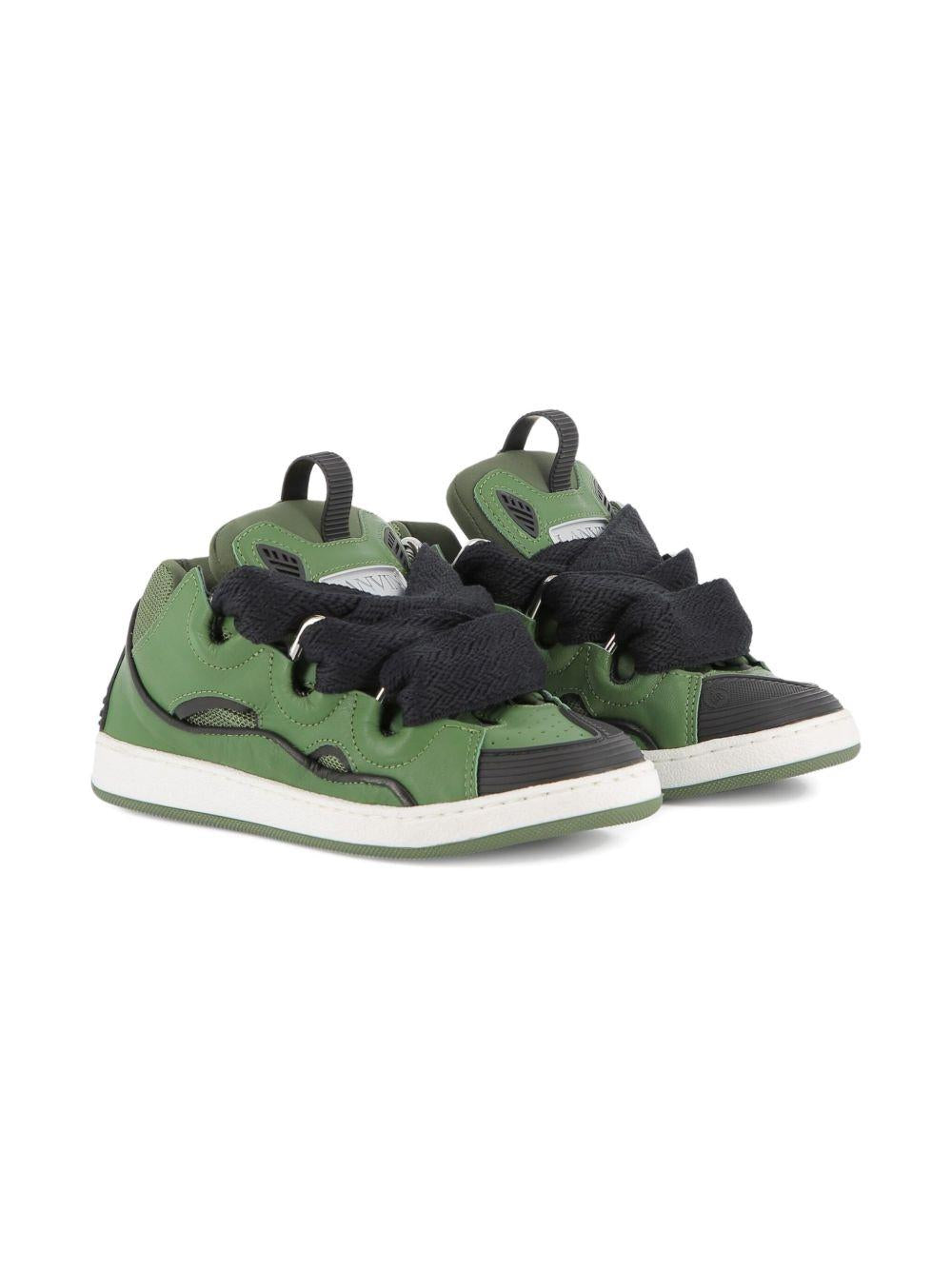 Sneakers verde per bambino N30308 665 Lanvin Enfant 