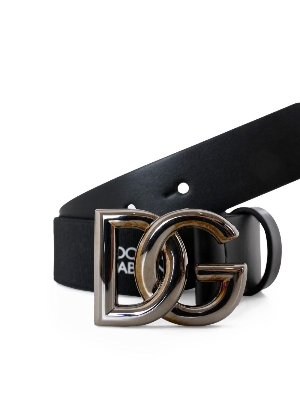 Cintura nera per bambina EC0083AF841 80999 Dolce & Gabbana Kids 