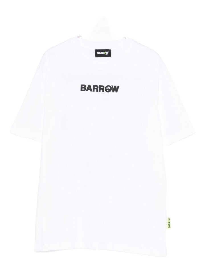 T-shirt bianco per bambino F5BKJUTH123 002 Barrow Kids 