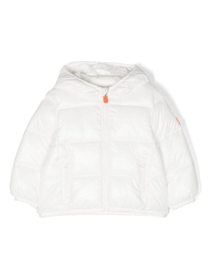 Save the Duck Kids White Baby Jacket