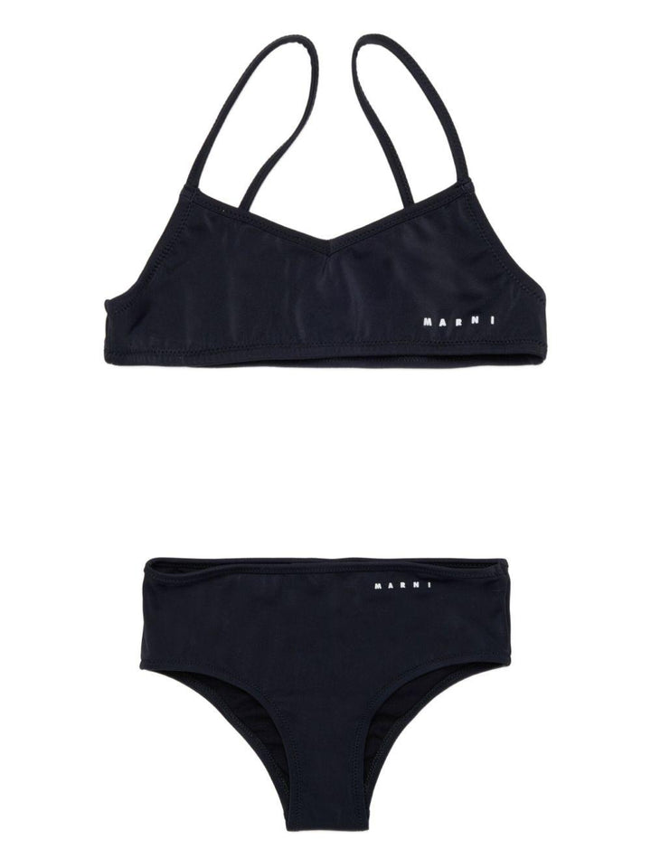 Costume nero per bambina M01759M00M2 0M900 Marni Kids 