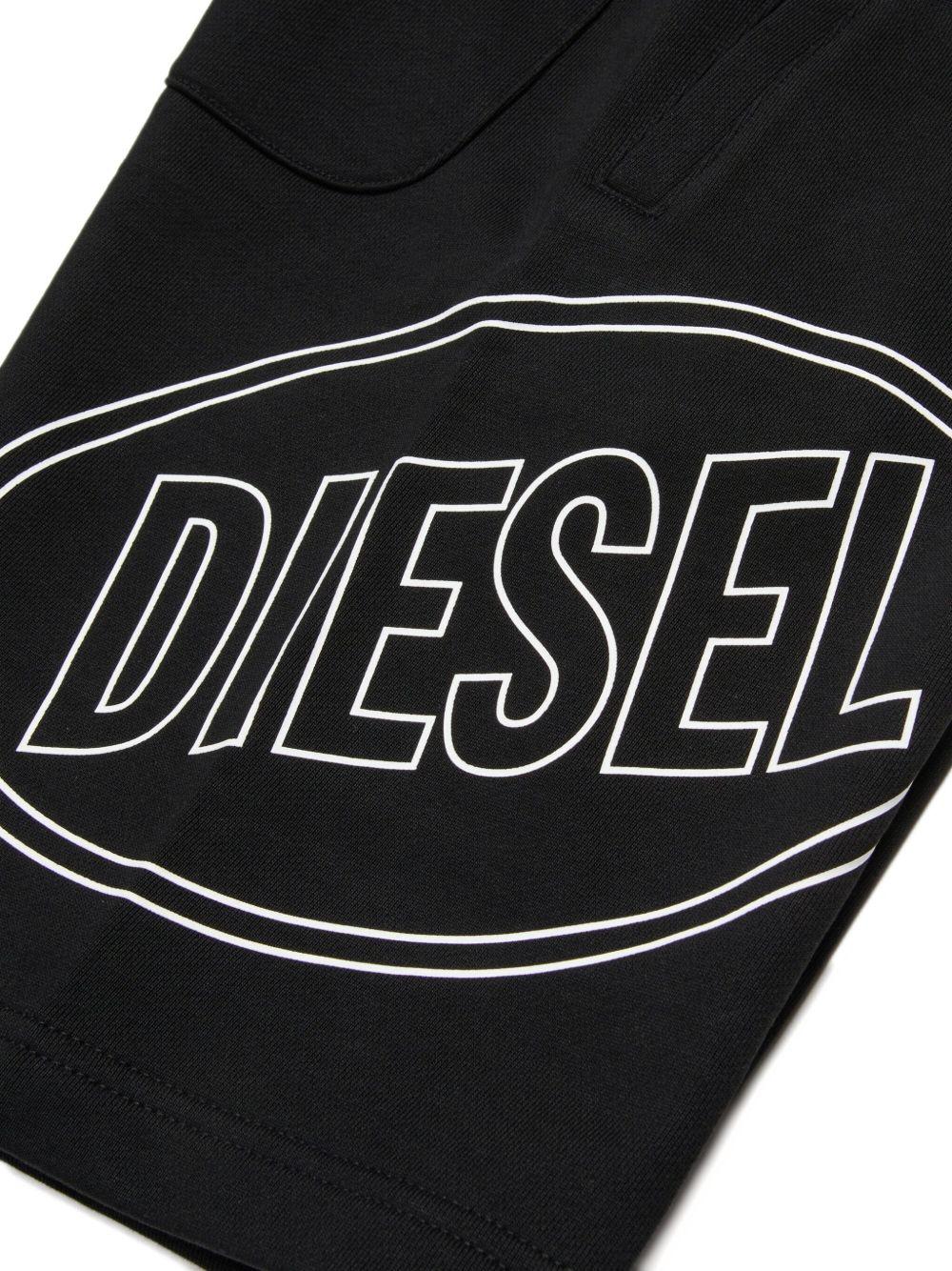 Bermuda nera per bambino J026760GEAD K900 Diesel Kids 