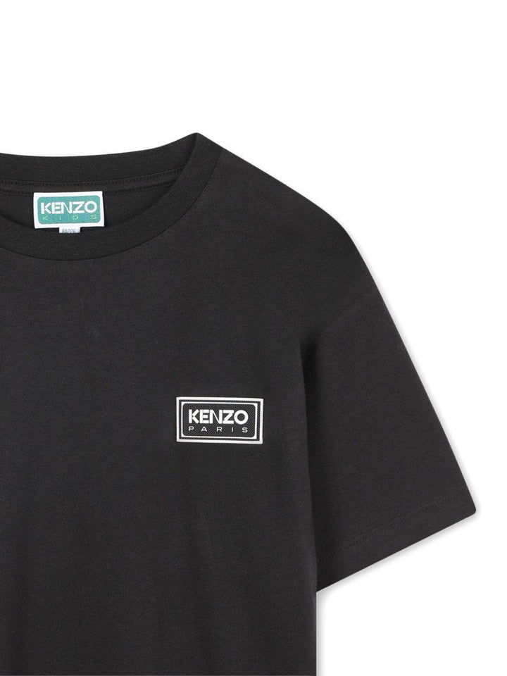 T-shirt blu per bambino K61551 95 Kenzo Kids 