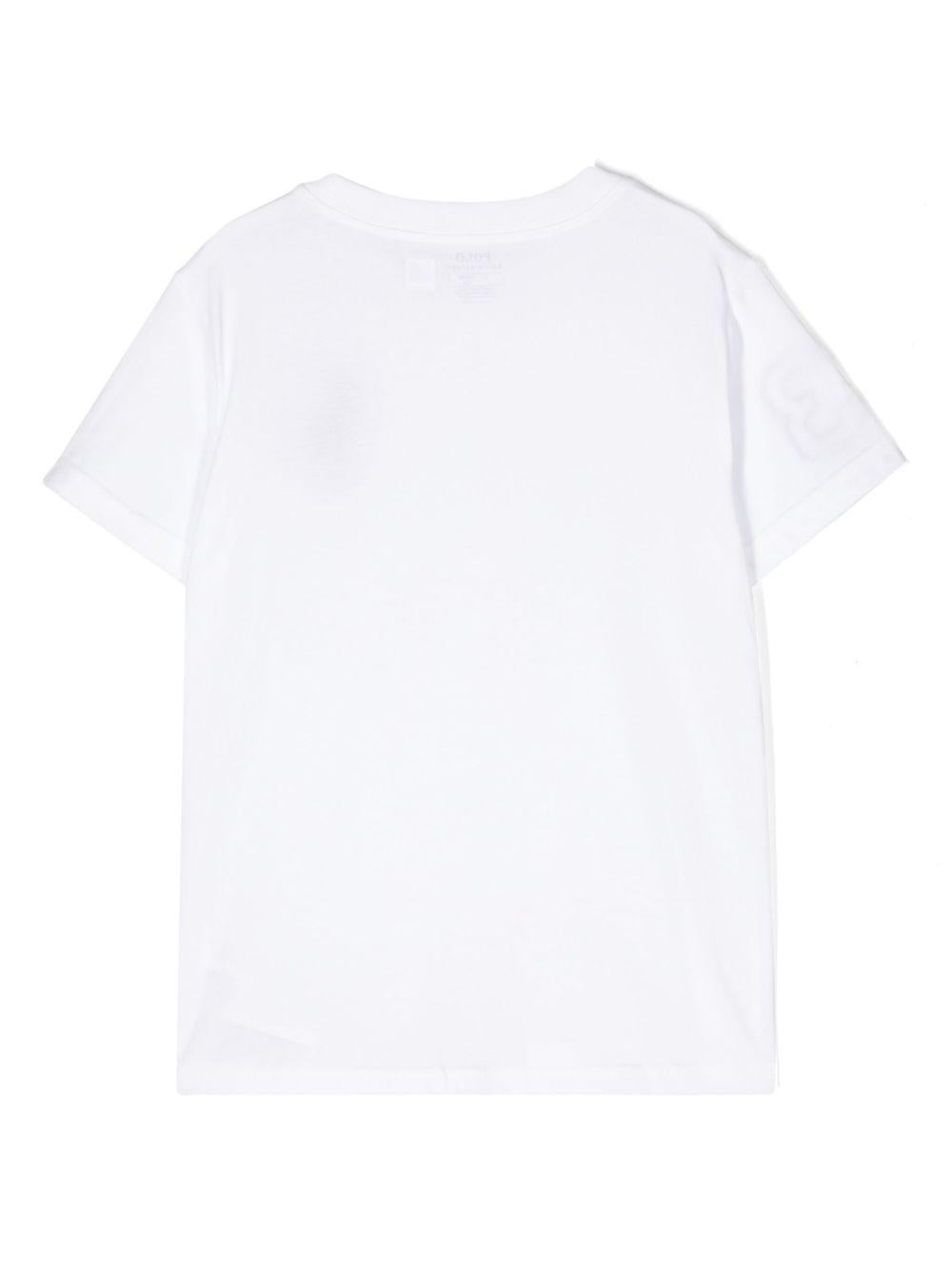 T-shirt bianca per bambino 323832907 037 Ralph Lauren Kids 