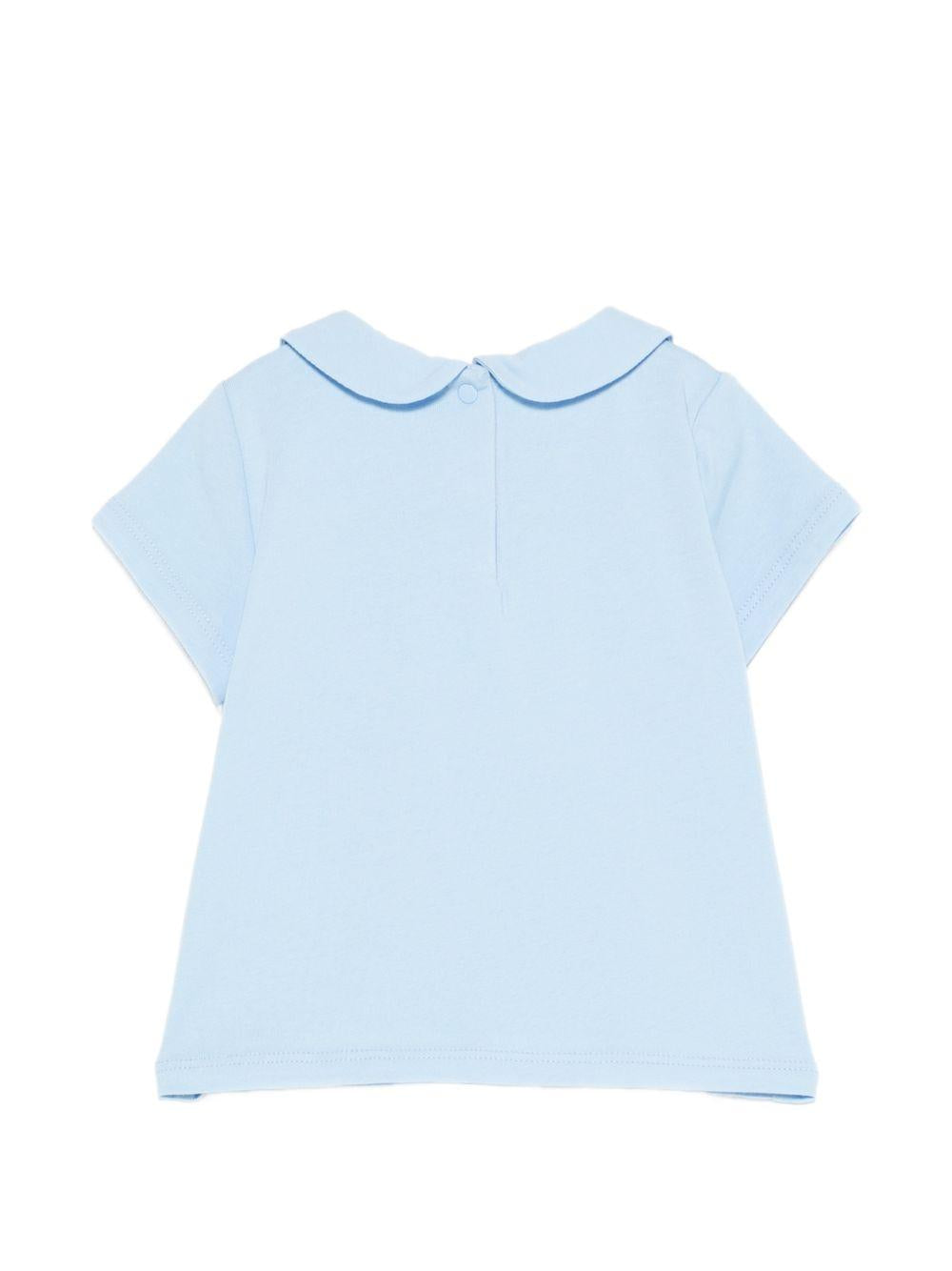 T-shit blu per neonata HA6014JS003 P9341 Liu Jo 