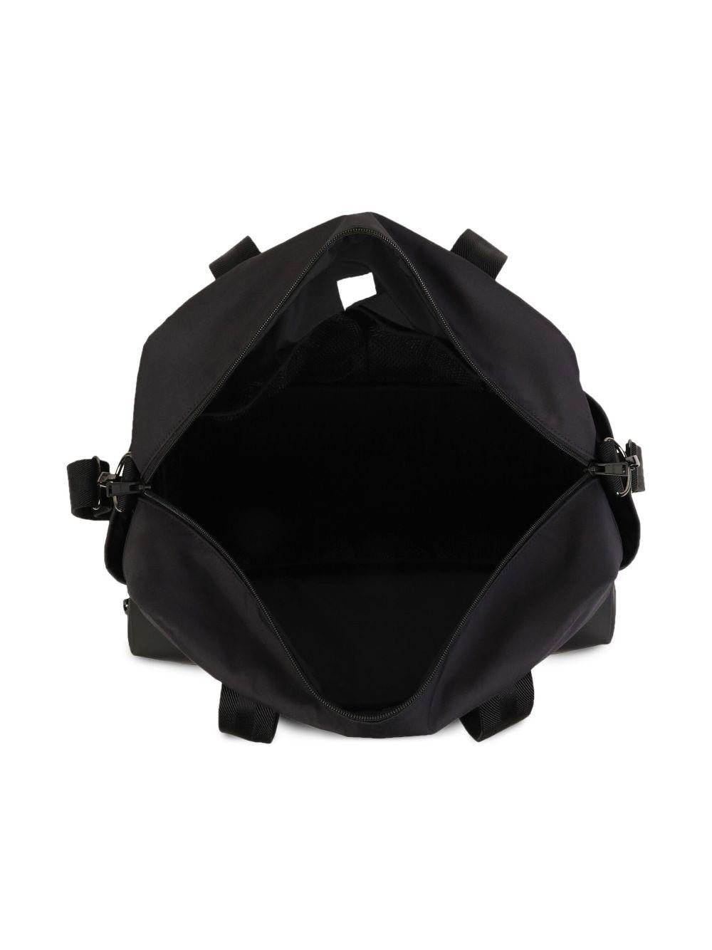 Borsa mamma nera con logo