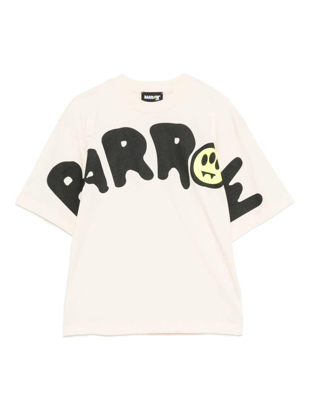 T-shirt crema per bambino F5BKJUTH242 013 Barrow Kids 