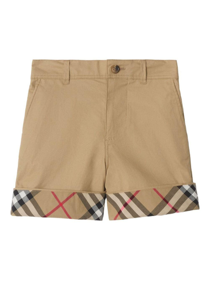 Bermuda beige per bambino 8117173 B9719 Burberry Kids 