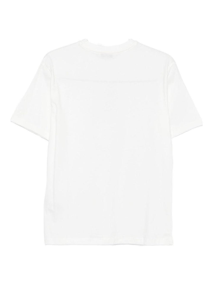 T-shirt bianca per bambino F5MSJBTH304 002 Msgm Kids 