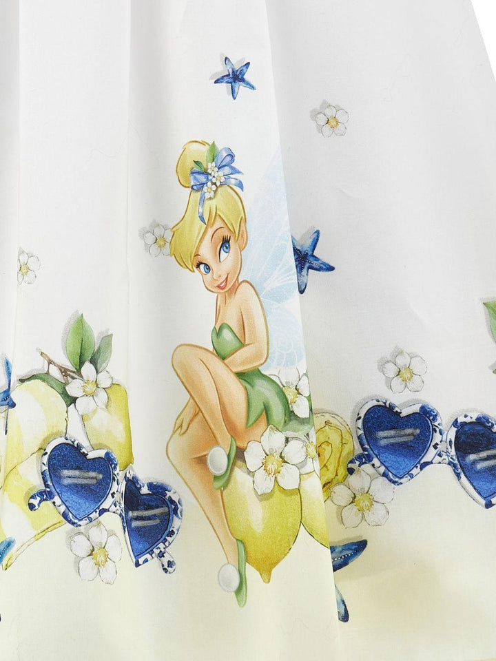 Abito bianco per bambina 11G9217628 9914 Monnalisa Kids 