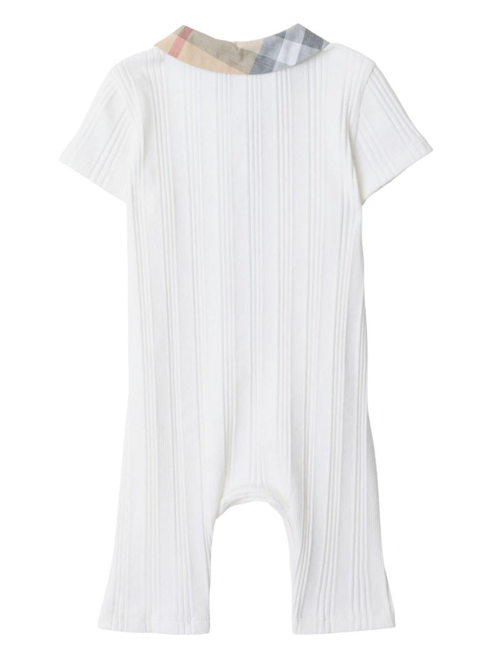 Tutina bianca per neonato 8100256 A1464 Burberry Kids 