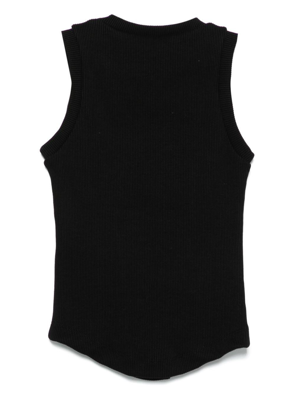 T-shirt nera per bambina