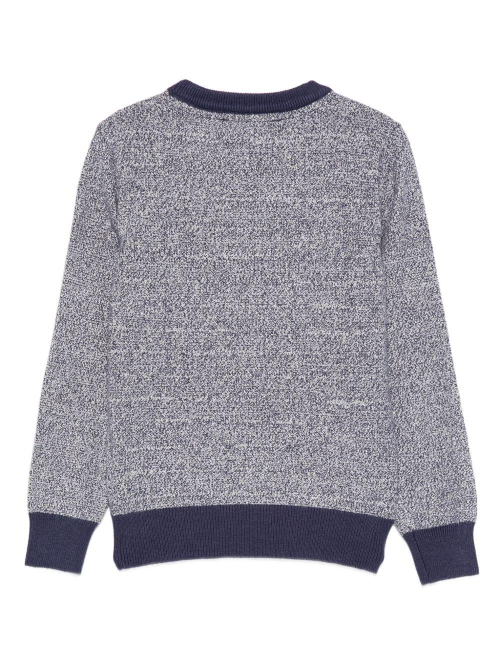 Maglione blu scuro per bambino TBA25112MA PEA Trussardi Kids 