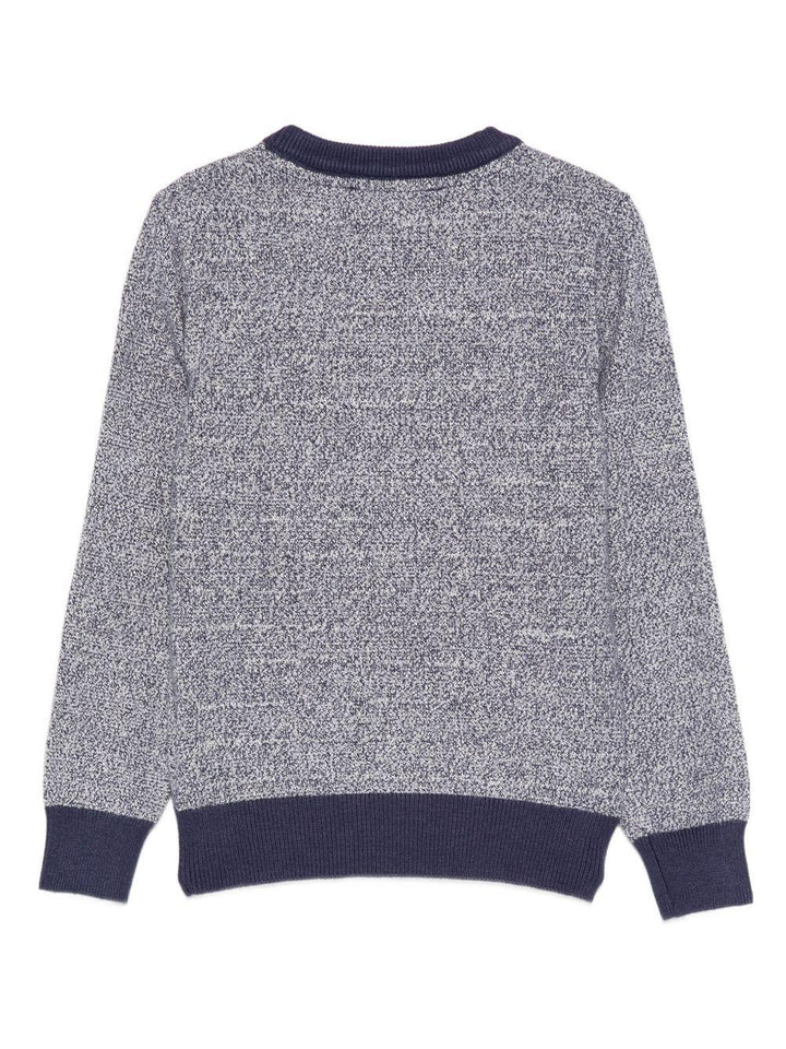 Maglione blu scuro per bambino TBA25112MA PEA Trussardi Kids 