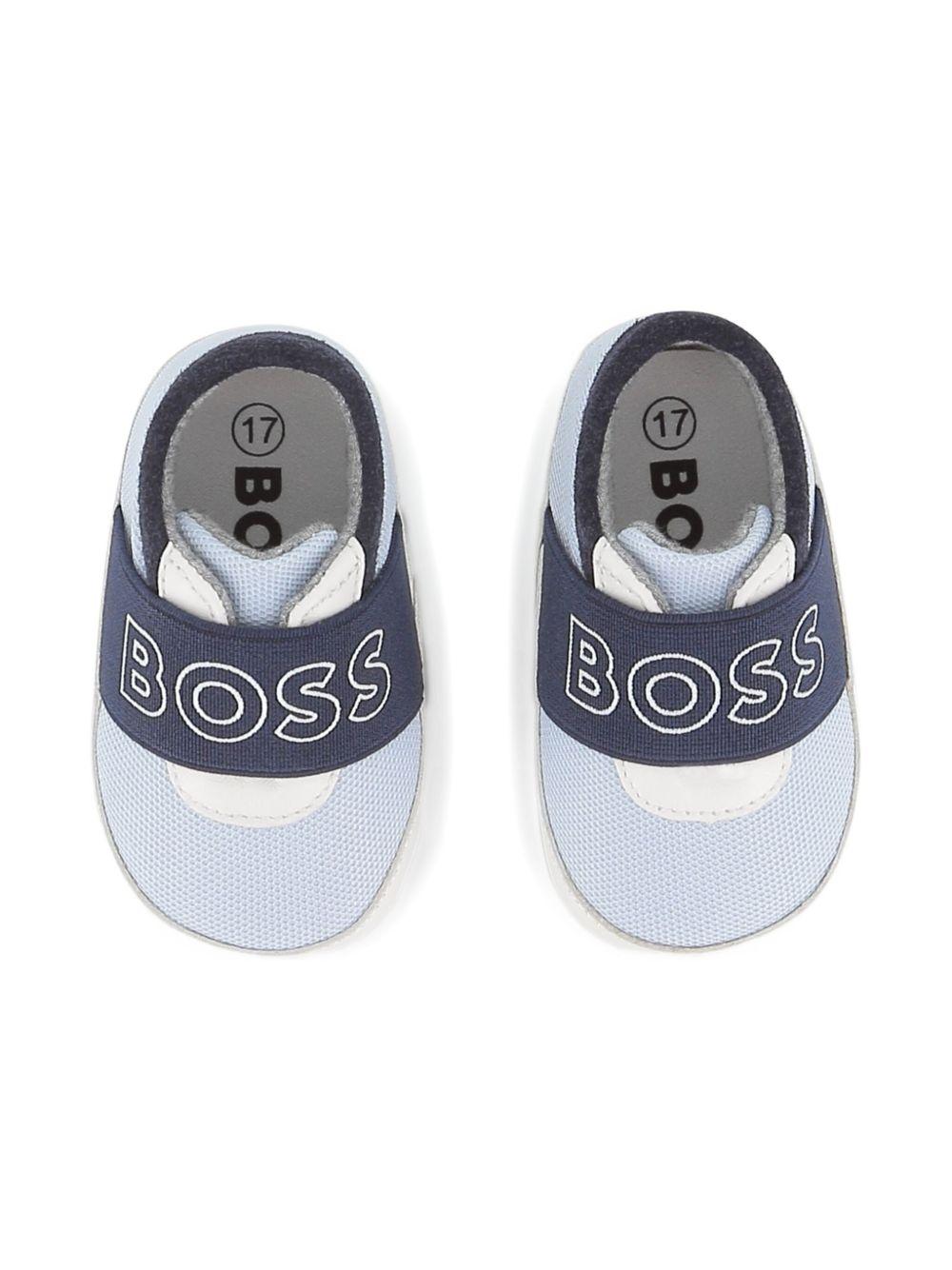 Scarpe azzurre/blu per neonato J52589 849 Boss Kids 