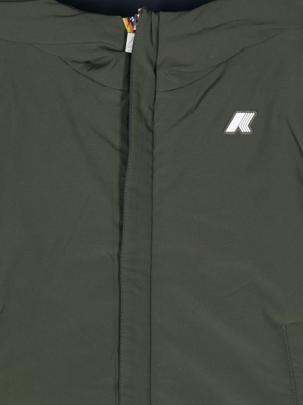 Giubbotto blu/verde per bambino K71337W AG5 K-Way Kids 