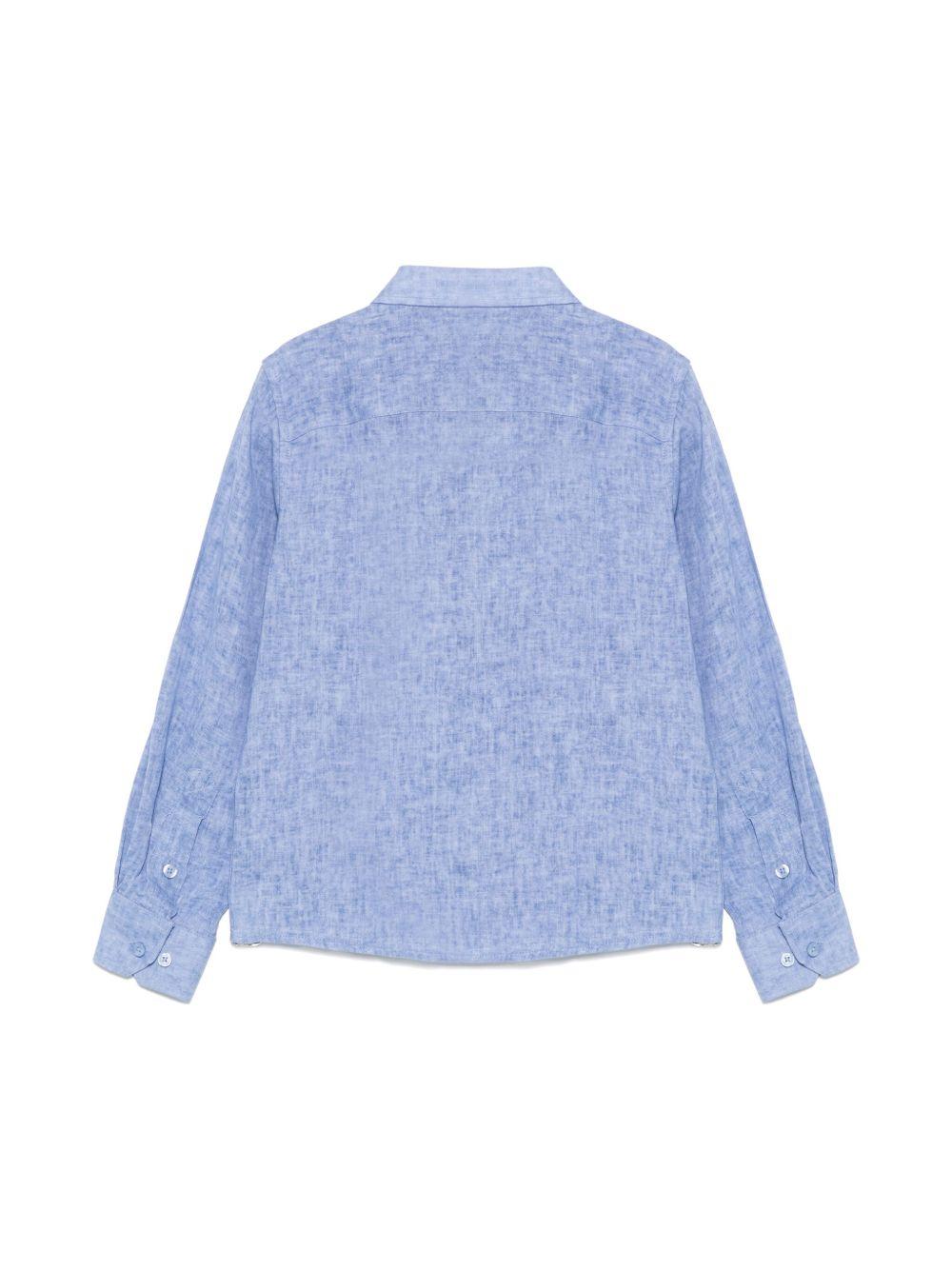 Camicia blu reale per bambino