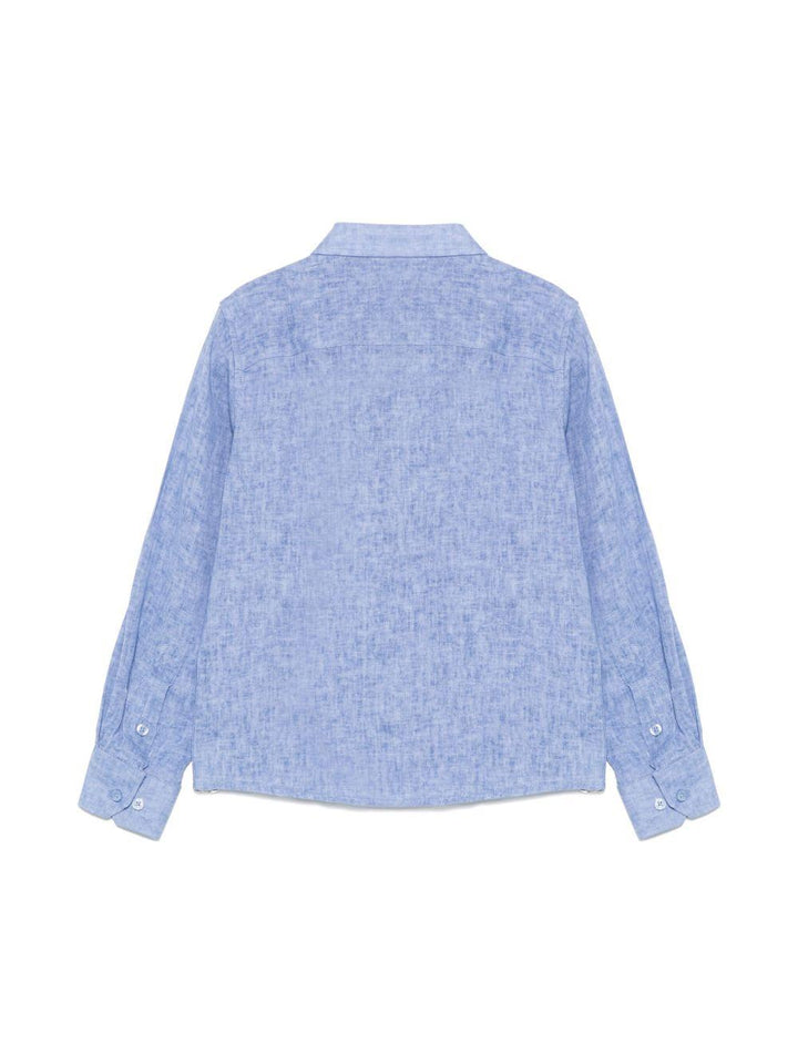 Camicia blu reale per bambino