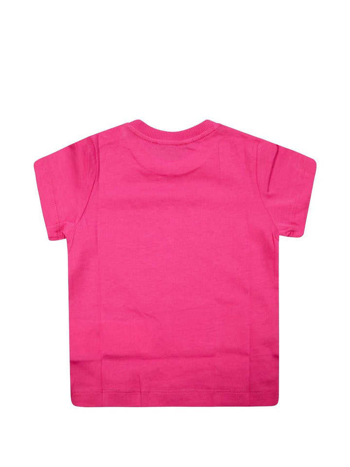T-shirt rosa magenta per neonata MUM04KLAA17 50533 Moschino Kids 