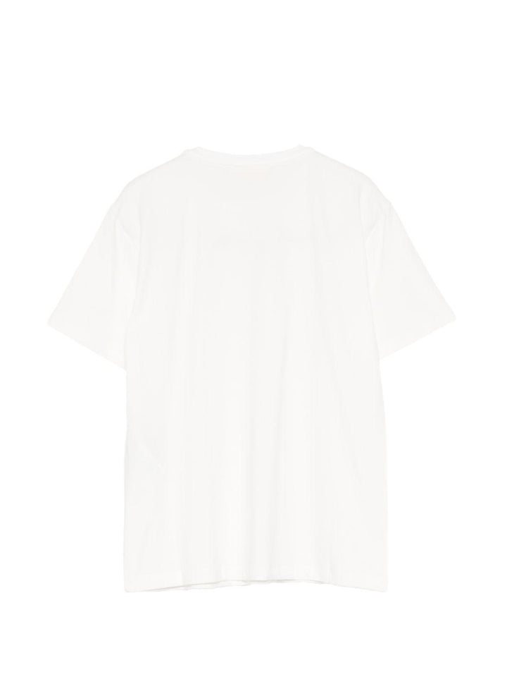 T-shirt bianco per bambina EFTS2600JE006 0115 Elisabetta Franchi Kids 