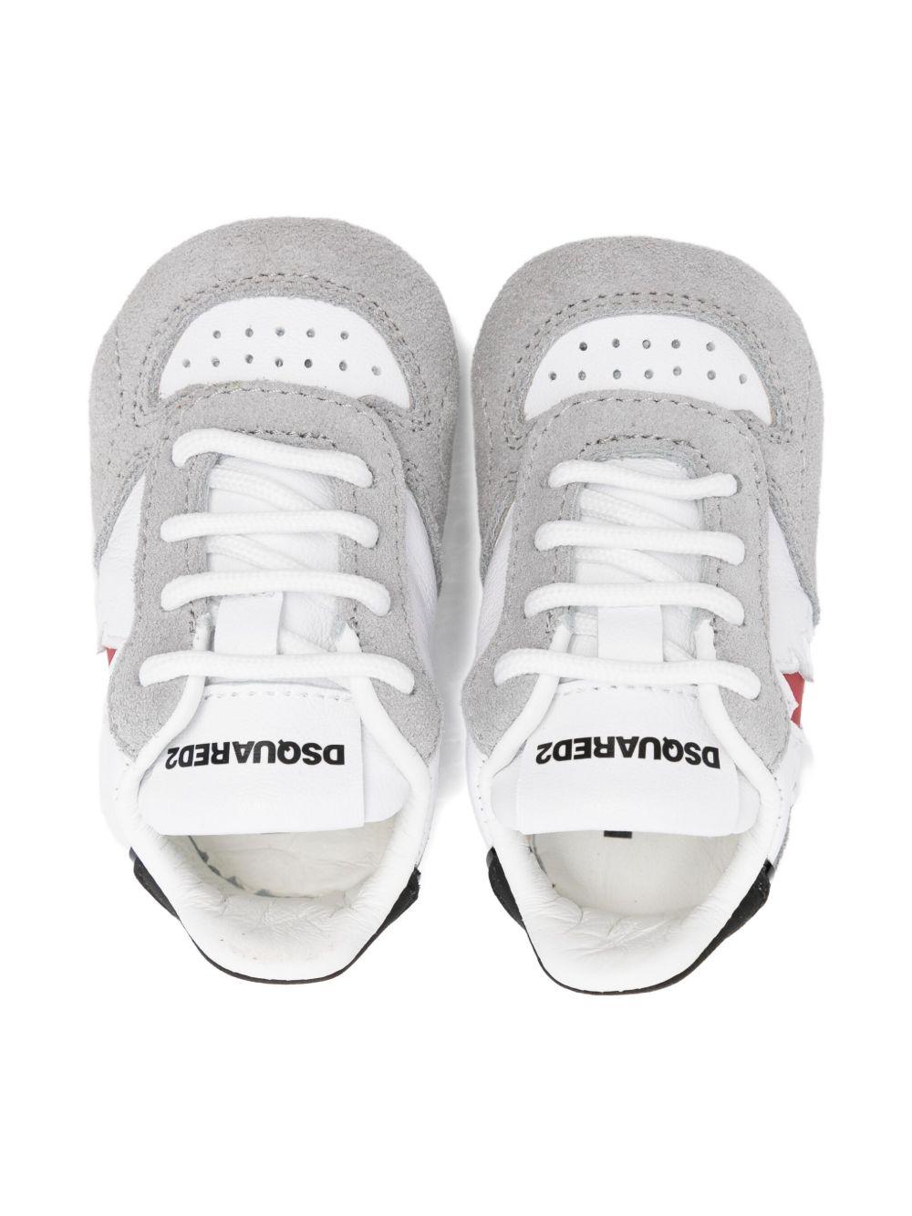 Sneakers grigie/bianche per neonato 81358 01 Dsquared2 Kids 