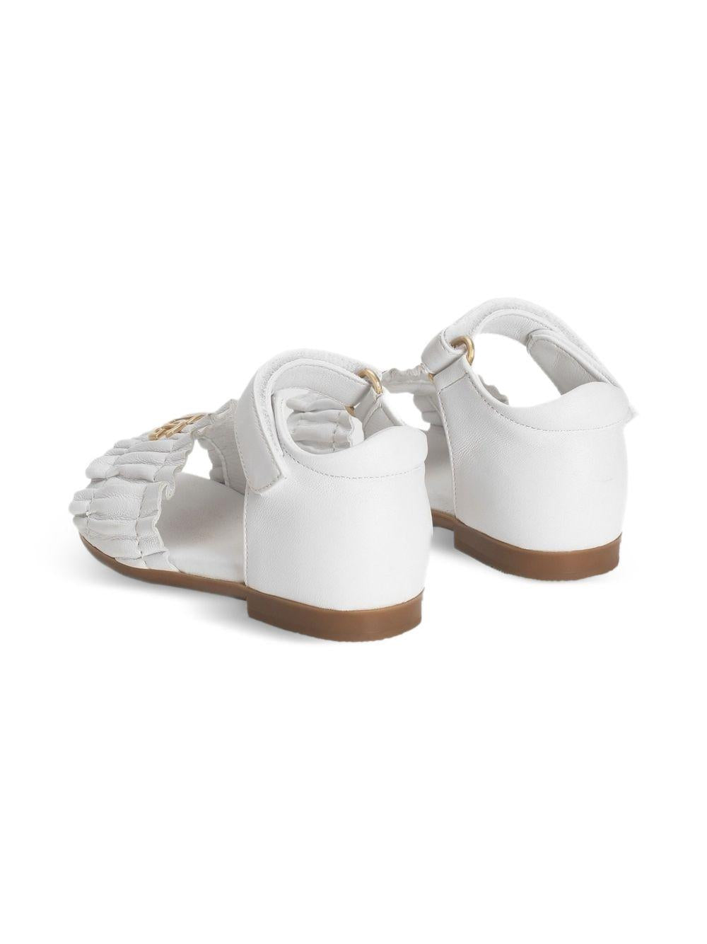 Sandali bianche per bambina D20113A1850 80001 Dolce & Gabbana Kids 