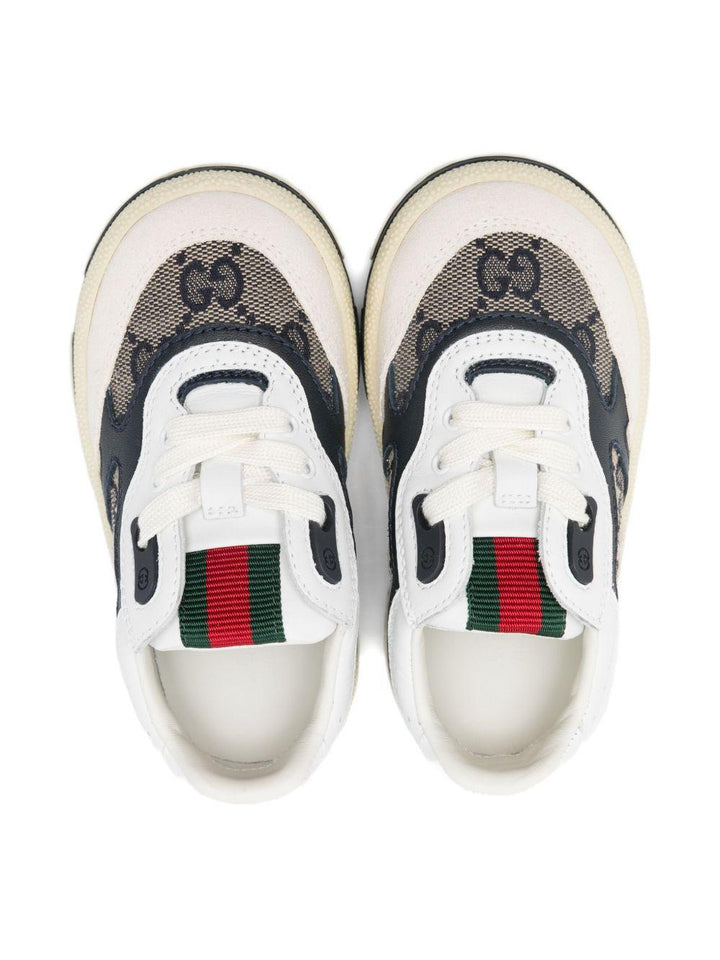 Sneakers bianca/blu per bambino 795814AAE2S 9554 Gucci Kids 