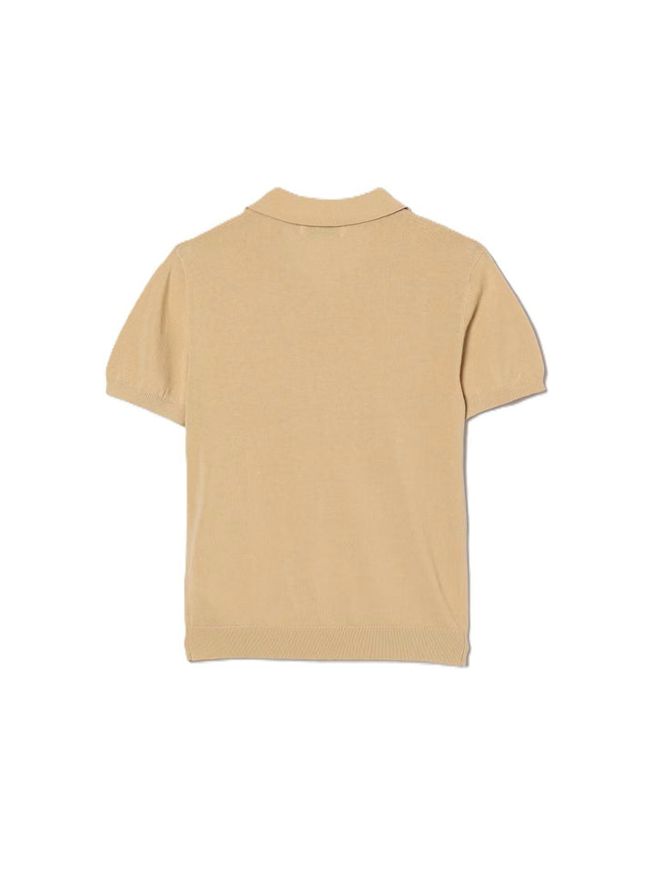 Polo marrone chiaro per bambino J5112MS26 RE012 Jeckerson Kids 